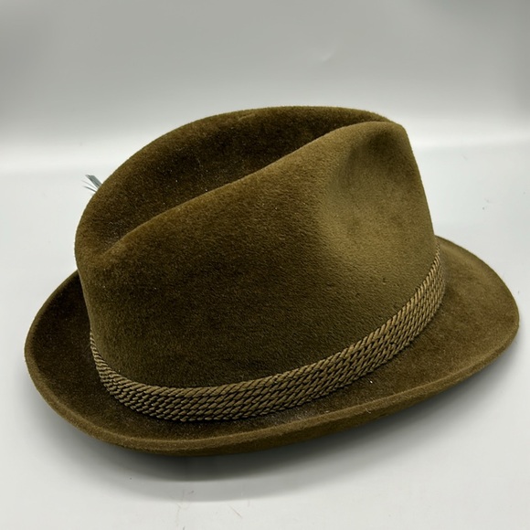 Vintage Hat Cavanagh New York Fedora Brown, 7 1/8 - Picture 4 of 14